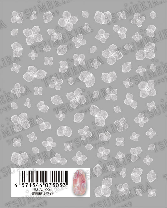 TSUMEKIRA 【ES】 HYDRANGEA WHITE | ES-AJI-004