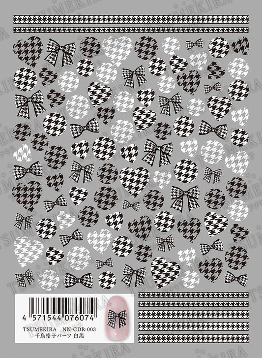 TSUMEKIRA HOUNDSTOOTH PARTS MONO | NN-CDR-003