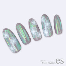 Load image into Gallery viewer, TSUMEKIRA 【ES】 FILER × ORGANDI FLOWER 2 WHITE | ES-FIL-005