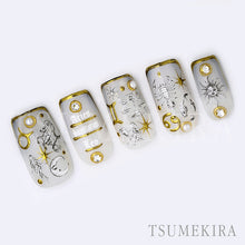 Load image into Gallery viewer, TSUMEKIRA JAMBONAILS MISA KOSUGI × MONOCHROME ZODIAC ART | NN-KSM-001
