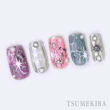 Load image into Gallery viewer, TSUMEKIRA JAMBONAILS MISA KOSUGI × MONOCHROME ZODIAC ART | NN-KSM-001