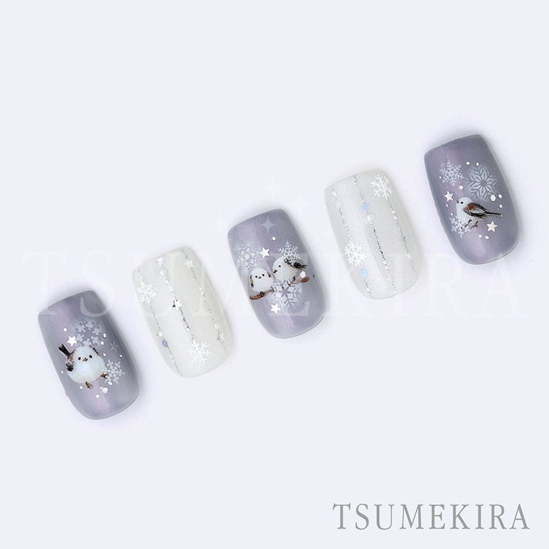 TSUMEKIRA SAKI × LONG-TAILED TIT, SHIMA-CHAN & ENA-CHAN | NN-SAK-009