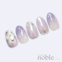 Load image into Gallery viewer, TSUMEKIRA TSUMEKIRA 【NOBLE】 DRIED FLOWERS & GOLD LEAF 3 BLUE | NO-DFG-003