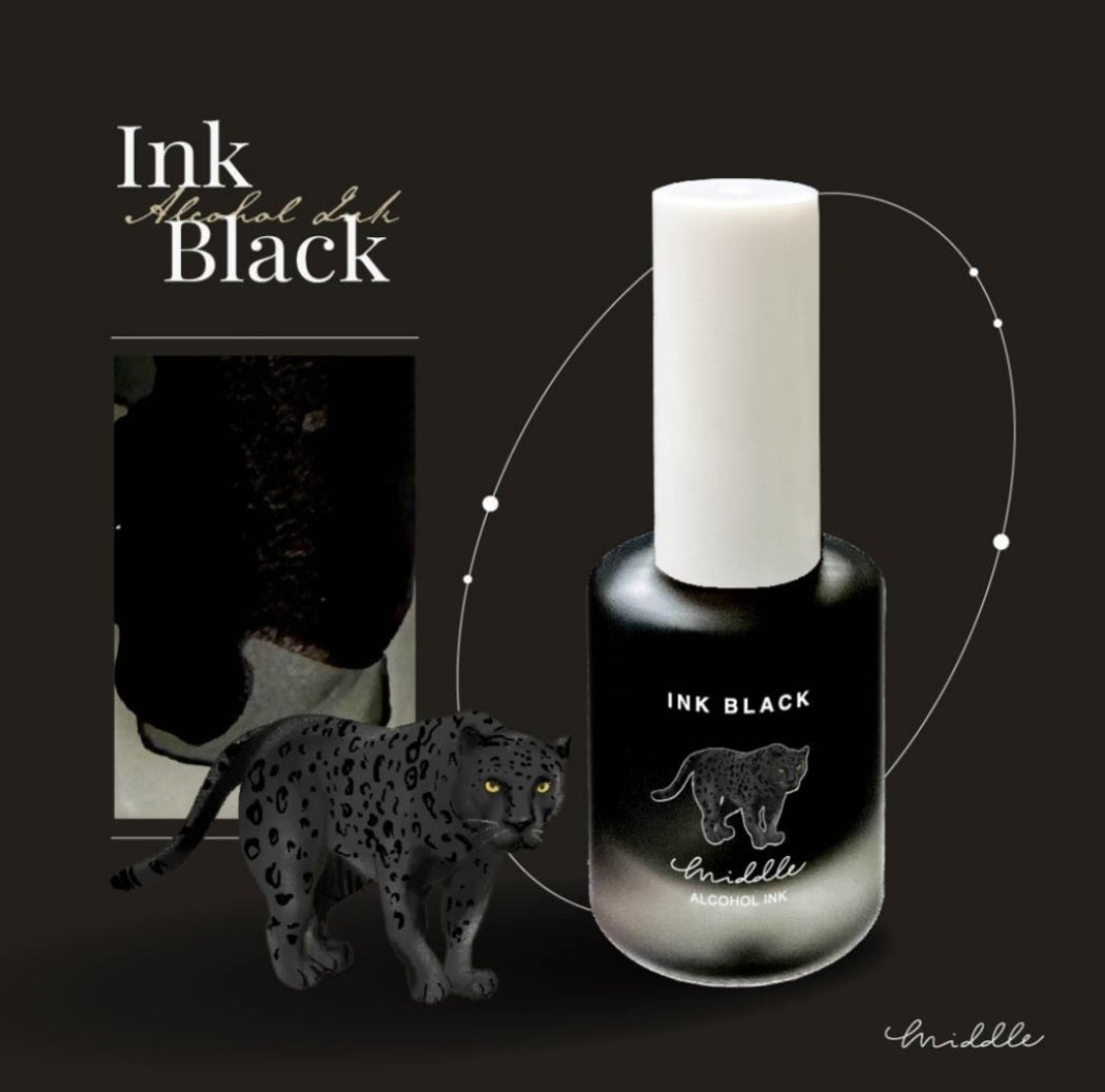 MIDDLE ALCOHOL INK - BLACK
