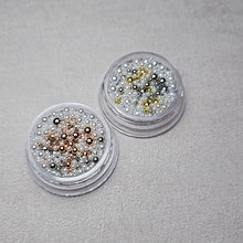 Load image into Gallery viewer, ROSE GOLD/GOLD/SILVER/PEARL BALL BEADS ASSORTED SIZES
