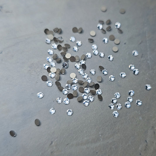 ROUND FLATBACK CRYSTALS BULK PACK (5 SIZES)