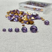 Load image into Gallery viewer, SHINY! ASSORTED SIZES CZECH CRYSTAL CHATONS