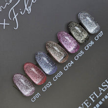 Load image into Gallery viewer, MIDDLE BY RUYIYA × FIBI - FLASH GLITTER CAT EYE SET