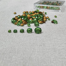 Load image into Gallery viewer, SHINY! ASSORTED SIZES CZECH CRYSTAL CHATONS