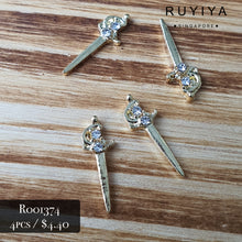 Load image into Gallery viewer, GOLD KNIGHT'S SWORD CHARM R001374
