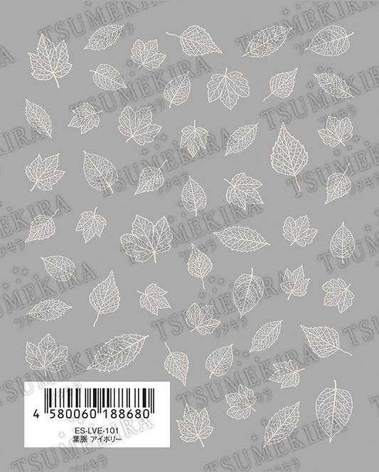 TSUMEKIRA 【ES】 LEAF VEIN IVORY | ES-LVE-101