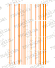 Load image into Gallery viewer, TSUMEKIRA 【ES】 NEON LINE NEON ORANGE | ES-NLI-102