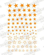 Load image into Gallery viewer, TSUMEKIRA 【ES】 NEON STAR NEON ORANGE | ES-NST-102