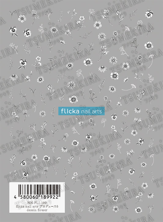 TSUMEKIRA FLICKA NAIL ARTS × DESSIN FLOWER | NN-FLI-109