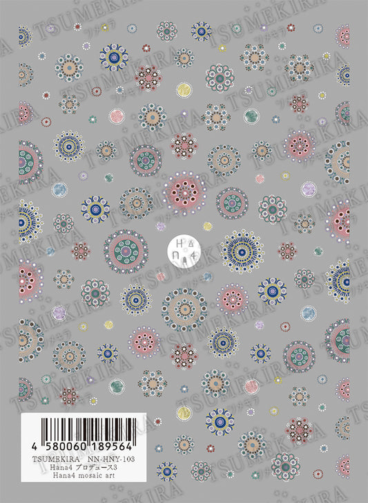 TSUMEKIRA HANA4 × MOSAIC ART | NN-HNY-103