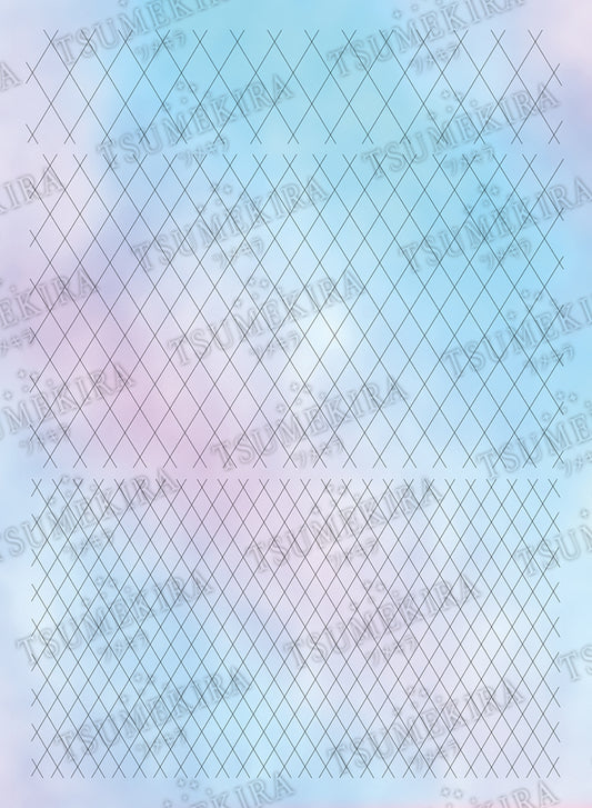 TSUMEKIRA AURORA FILM SEAL DIAMOND CUT | OH-DIC-101