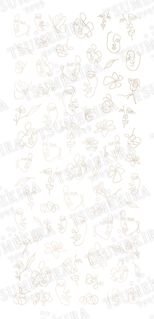 TSUMEKIRA SANZOU × ONE STROKE WRITING WHITE GOLD | SG-SNZ-105