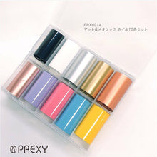 Load image into Gallery viewer, MATTE & METALLIC FOIL 10PC BOX SET PRX6914