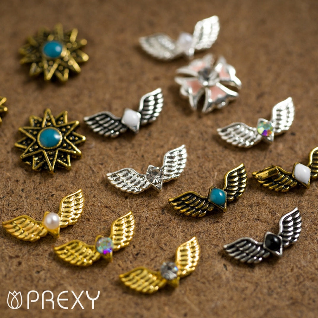 EAGLE FEATHER PEARL X SILVER PRX6057