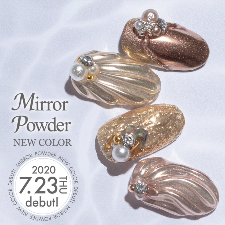 PREANFA MIRROR POWDER PINK GOLD MJF-009