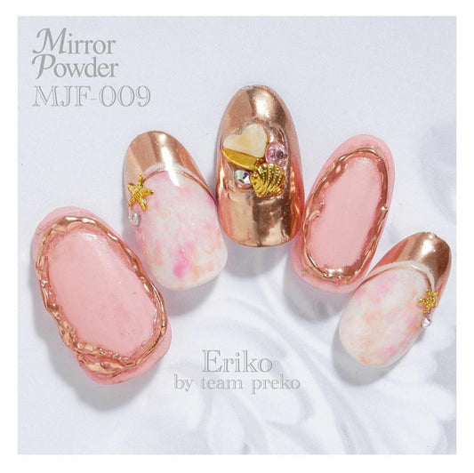 PREANFA MIRROR POWDER PINK GOLD MJF-009