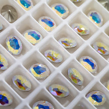Load image into Gallery viewer, SWAROVSKI 4160 MYSTIC OVAL CRYSTAL AB