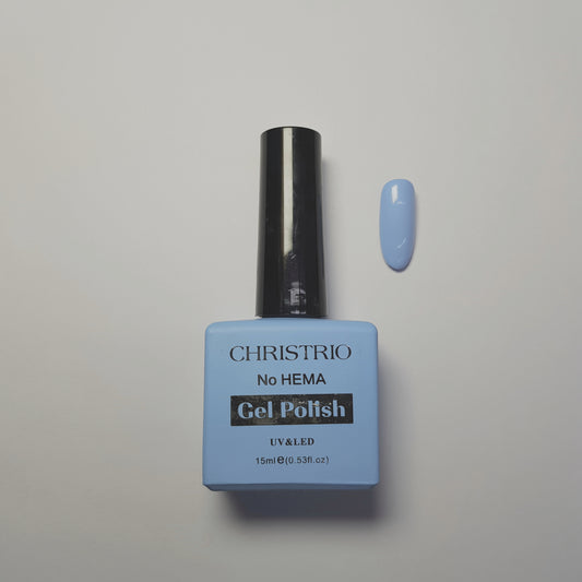 CHRISTRIO NO HEMA GEL POLISH #34- FROZEN BLUE