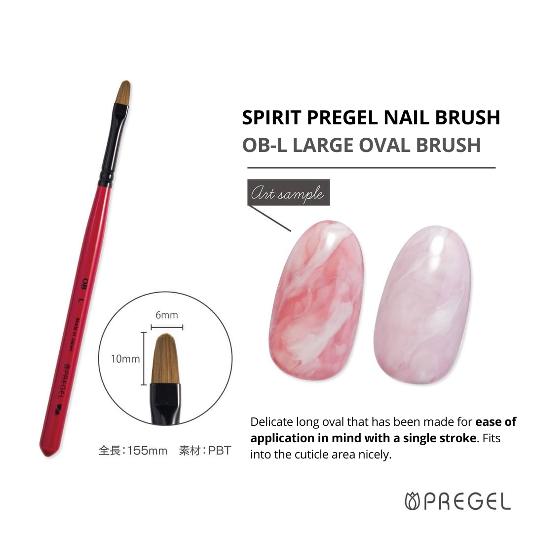 SPIRIT PREGEL NAIL BRUSH - OB-L