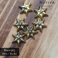 Load image into Gallery viewer, GOLD PUNK STAR R000565