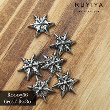 Load image into Gallery viewer, SILVER PUNK STAR R000566
