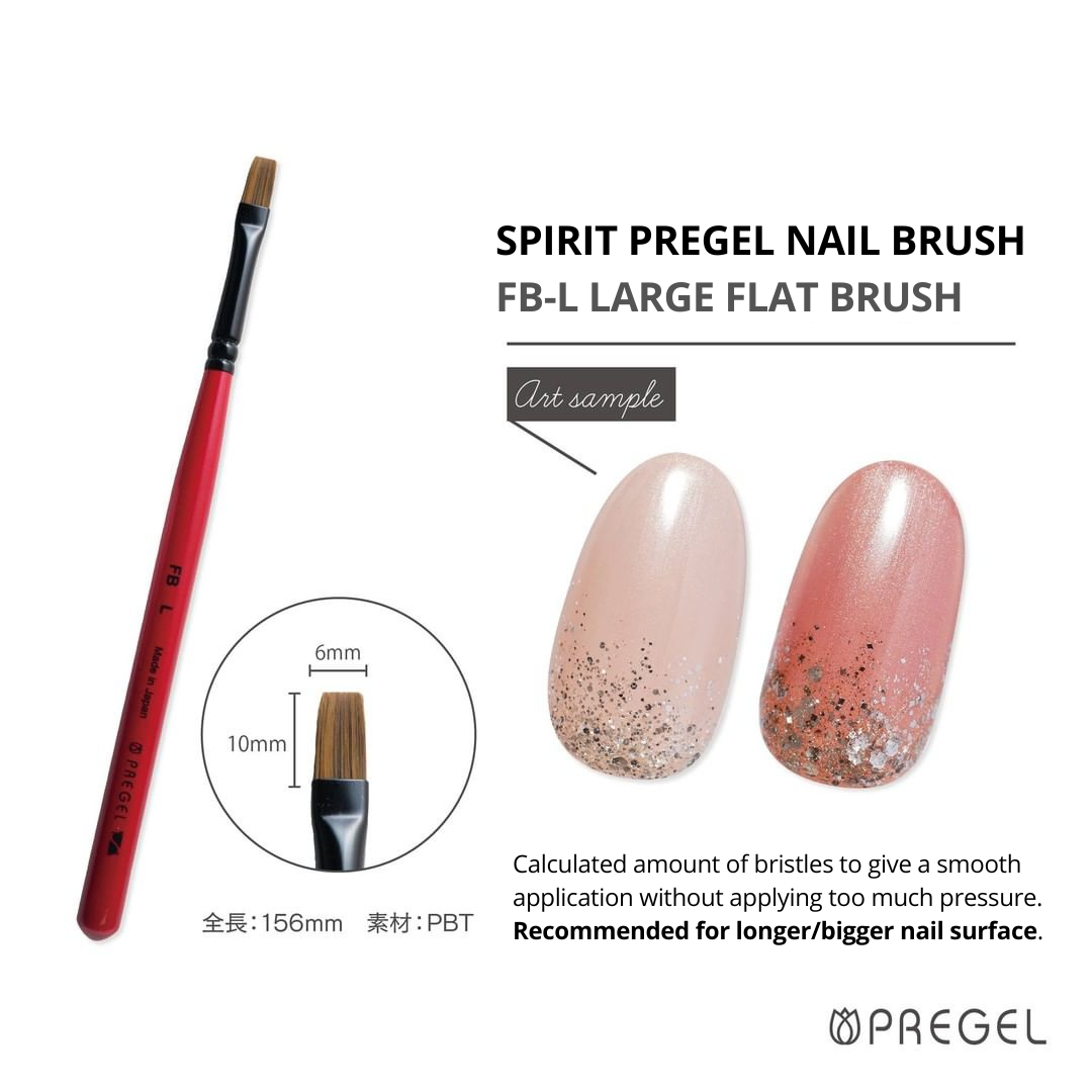 SPIRIT PREGEL NAIL BRUSH - FB-L