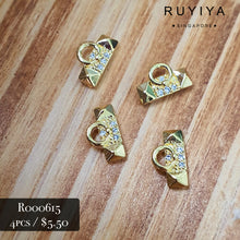 Load image into Gallery viewer, GOLD HIGH FASHION BAR CHARM R000615