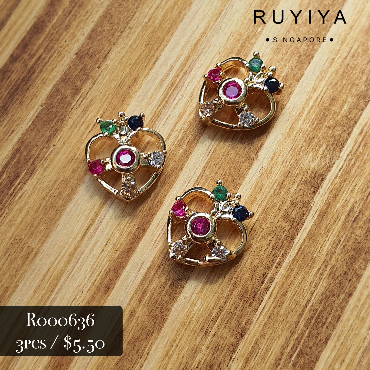 GOLD SAILORMOON'S TREASURE BOX (COLOURFUL) CHARM R000636