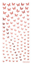 Load image into Gallery viewer, TSUMEKIRA BUTTERFLY SILHOUETTE PINK GOLD | SG-BSA-104
