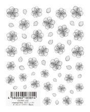 Load image into Gallery viewer, TSUMEKIRA 【ES】 RRIEENÉExFILER × ORGANDY FLOWER BLACK | ES-RXF-102