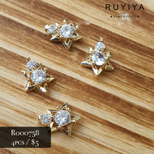 Load image into Gallery viewer, GOLD LITTLE STAR CHARM R000758