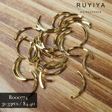 Load image into Gallery viewer, GOLD MEDIUM CURVED BAR R000774