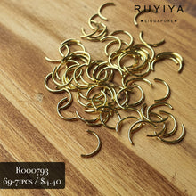 Load image into Gallery viewer, GOLD SMALL CUTICLE RING R000793