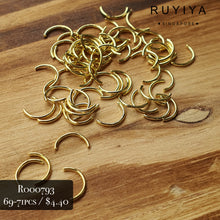 Load image into Gallery viewer, GOLD SMALL CUTICLE RING R000793