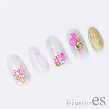 Load image into Gallery viewer, TSUMEKIRA 【ES】 NEON STAR NEON PINK | ES-NST-101
