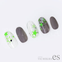 Load image into Gallery viewer, TSUMEKIRA 【ES】 NEON STAR NEON GREEN | ES-NST-104