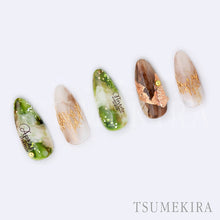 Load image into Gallery viewer, TSUMEKIRA EFFRONTEE KYOKO × MISS BEAUTE DARK BROWN | NN-EFK-102