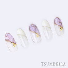 Load image into Gallery viewer, TSUMEKIRA PAISLEY PATTERN 2 WHITE | NN-PAI-201