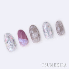 Load image into Gallery viewer, TSUMEKIRA PAISLEY PATTERN 2 WHITE | NN-PAI-201