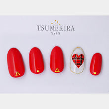Load image into Gallery viewer, TSUMEKIRA LOVE ETOILE RED & BLACK | NN-RXF-104