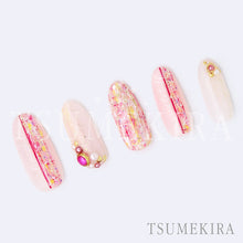 Load image into Gallery viewer, TSUMEKIRA TWEED PINK | NN-TWE-101