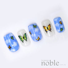 Load image into Gallery viewer, TSUMEKIRA 【NOBLE】 ELINA × METALLIC BUTTERFLY | NO-ELN-101