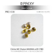 Load image into Gallery viewer, PRECIOSA CHATON CITRINE MAXIMA V CUT