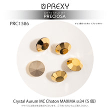 Load image into Gallery viewer, PRECIOSA CHATON CRYSTAL AURUM MAXIMA V CUT