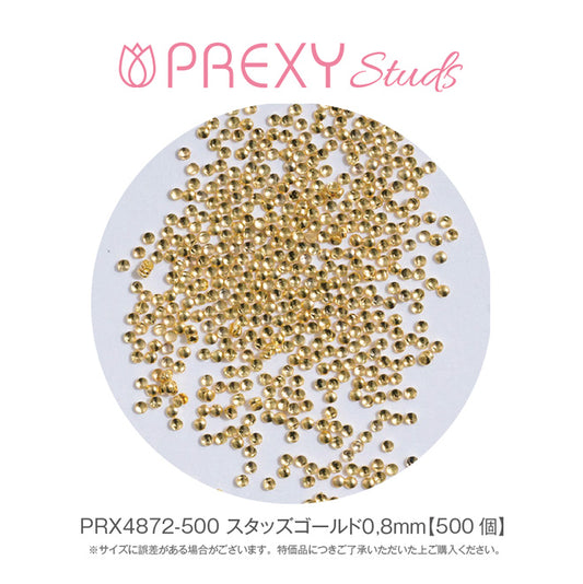 PREXY STUDS GOLD 0.8mm PRX4872